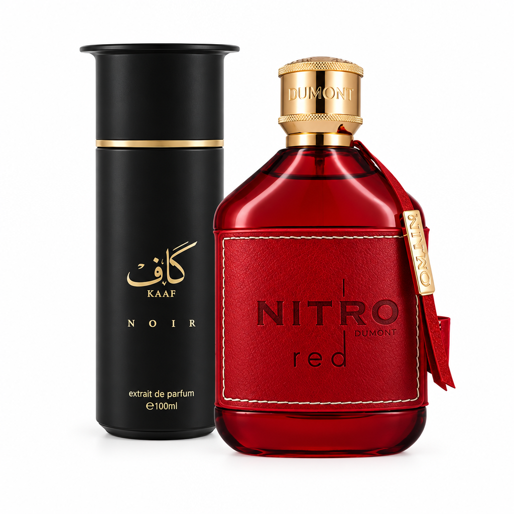 Kaaf Noir and Nitro Red studio composition