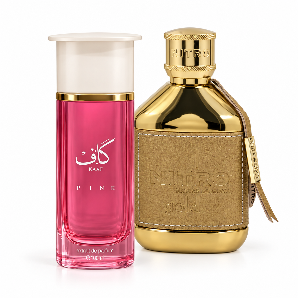 Kaaf Pink and Nitro Gold studio composition