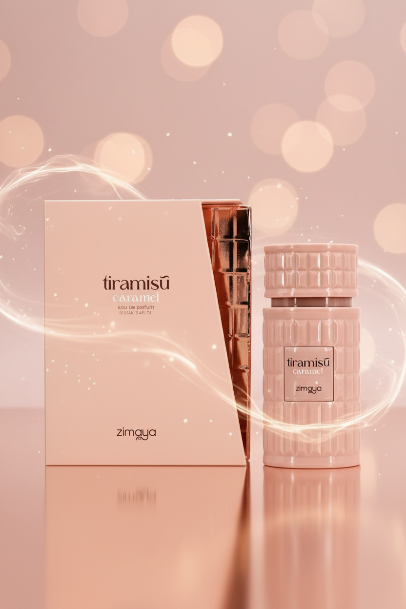 Afnan Zimaya Tiramisu Caramel editorial dreamy blush pink caramel shot