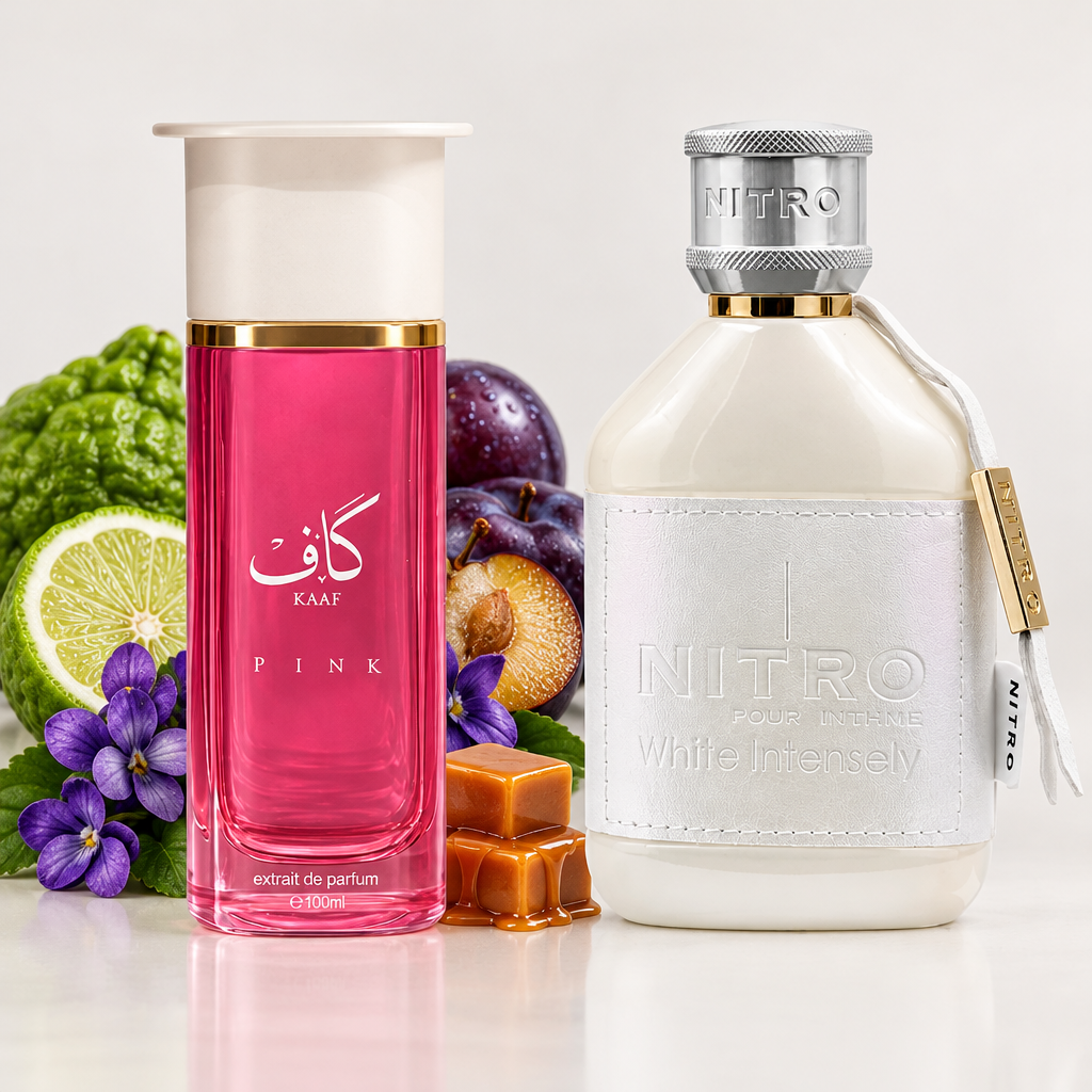 Fragrance bundle with Kaaf Pink scent ingredients