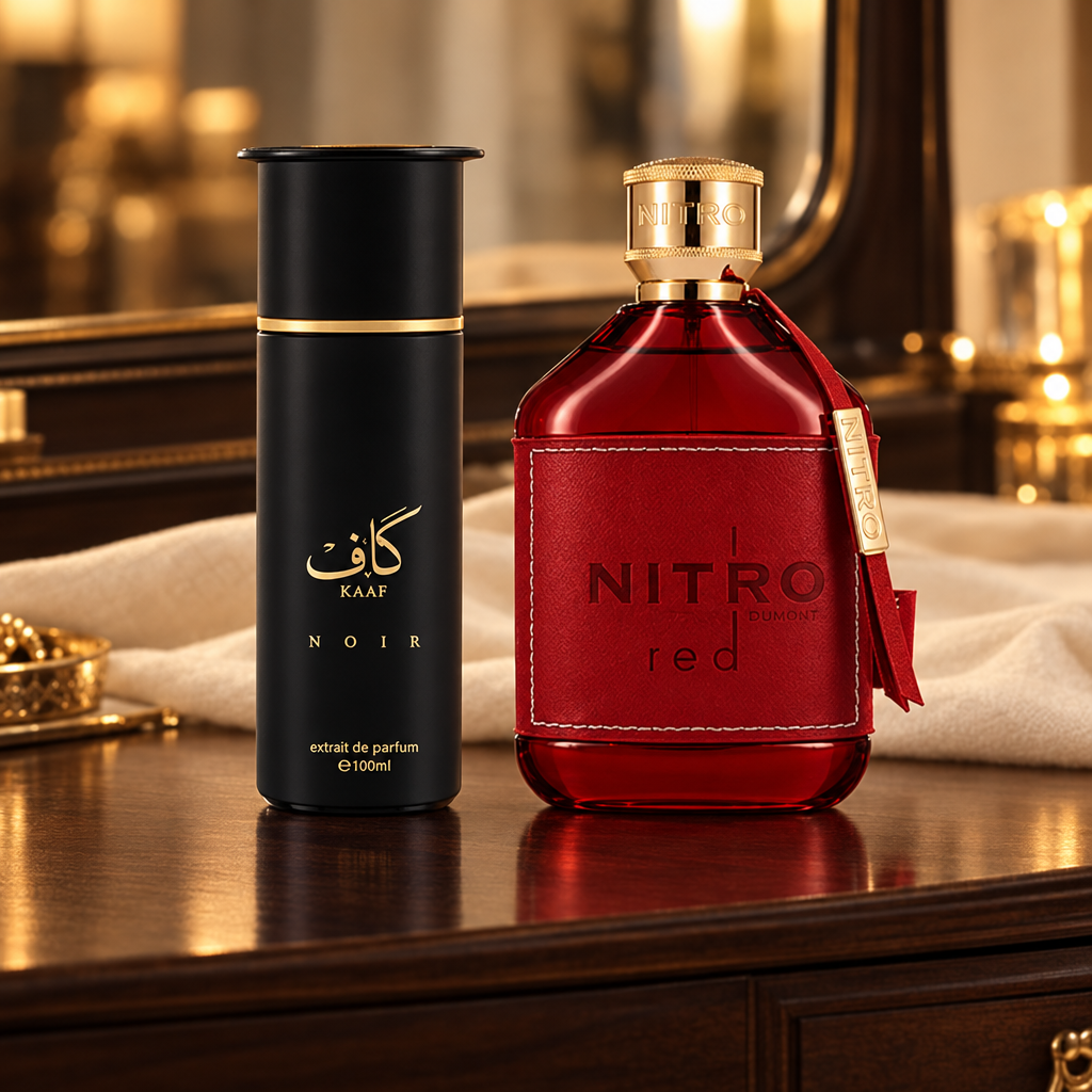 Kaaf Noir and Nitro Red lifestyle photograph