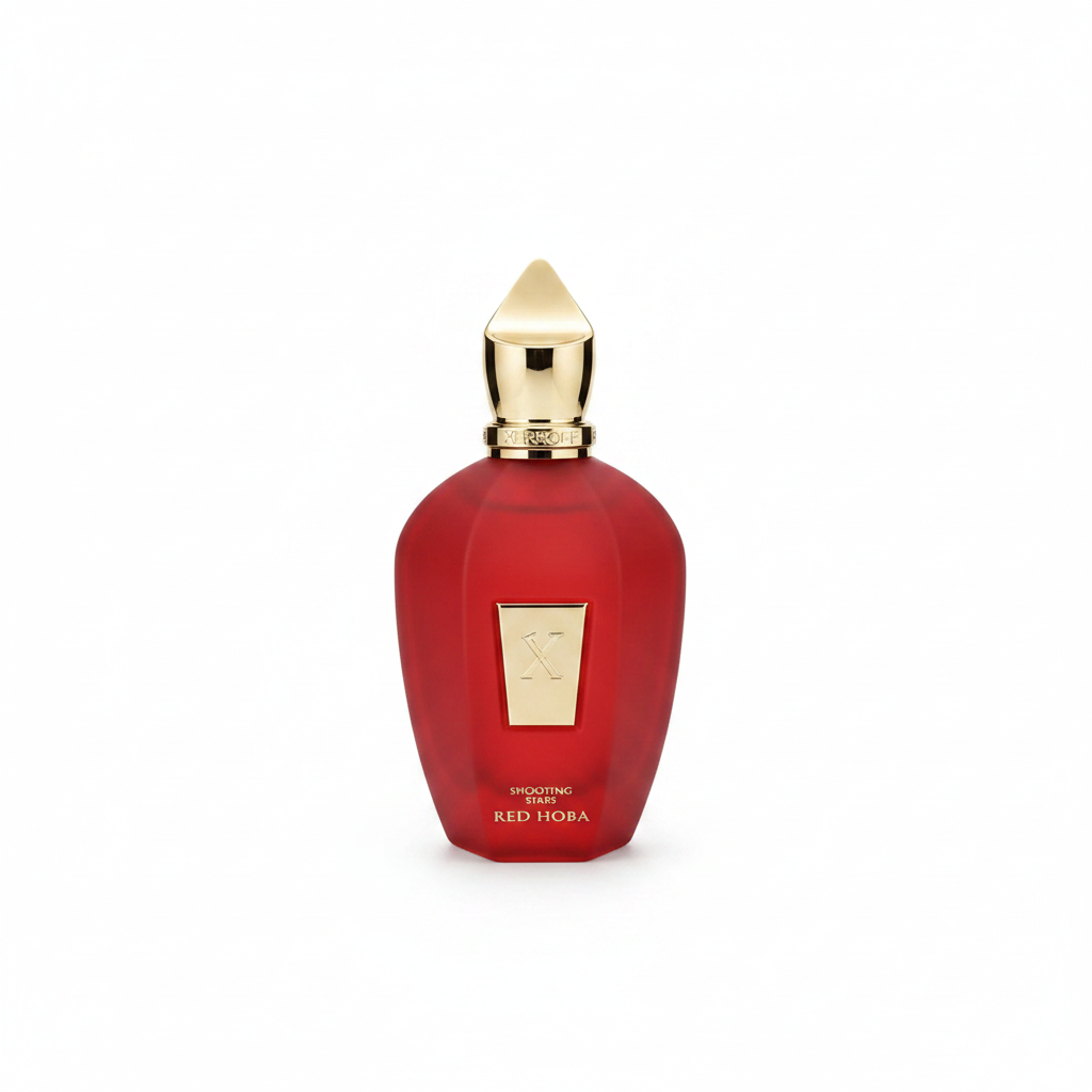 Xerjoff Red Hoba Eau De Parfum bottle on white background