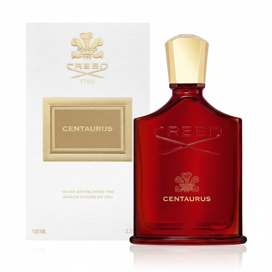 Creed Centaurus Eau De Parfum bottle and box on white background