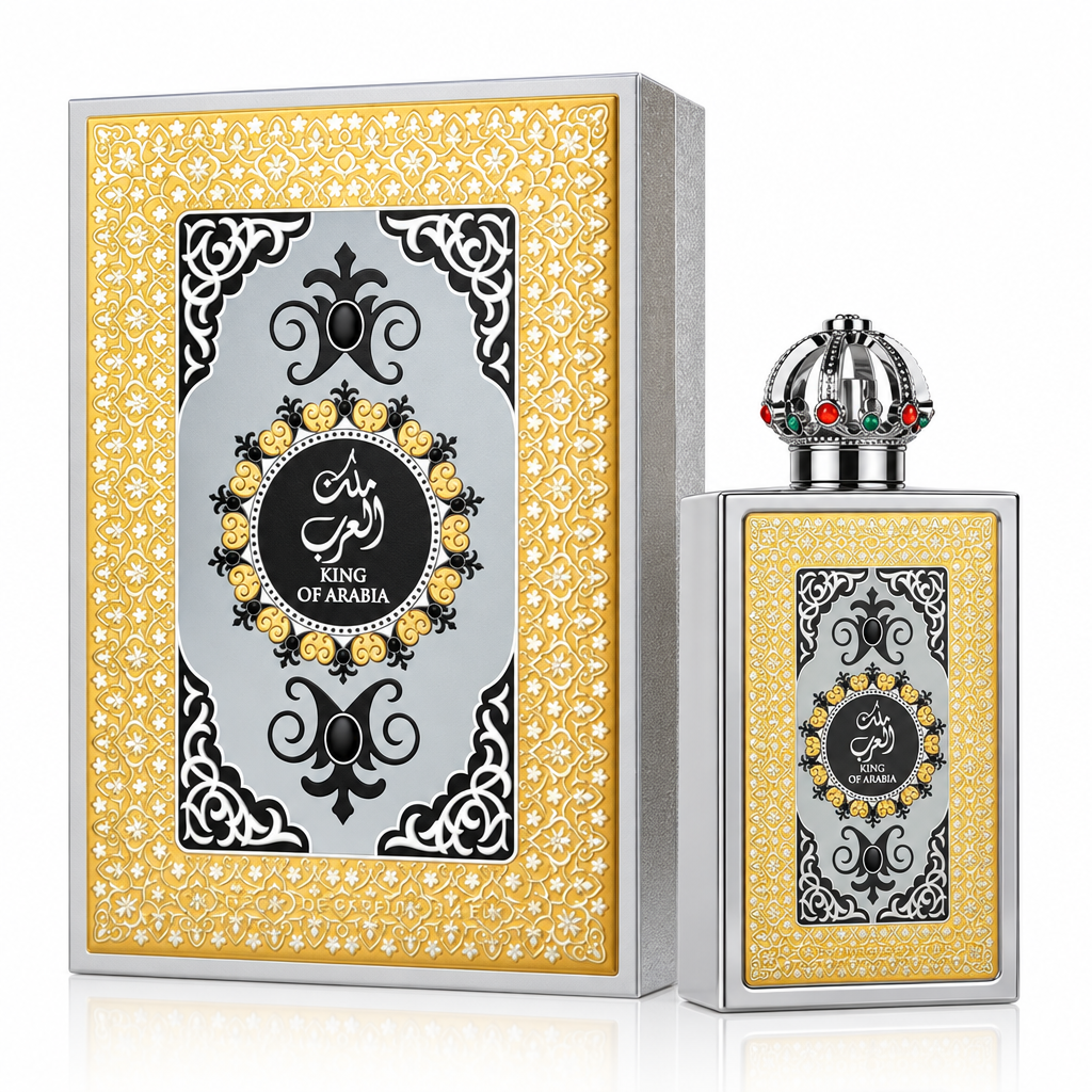 Lattafa Pride King Of Arabia bottle with original box